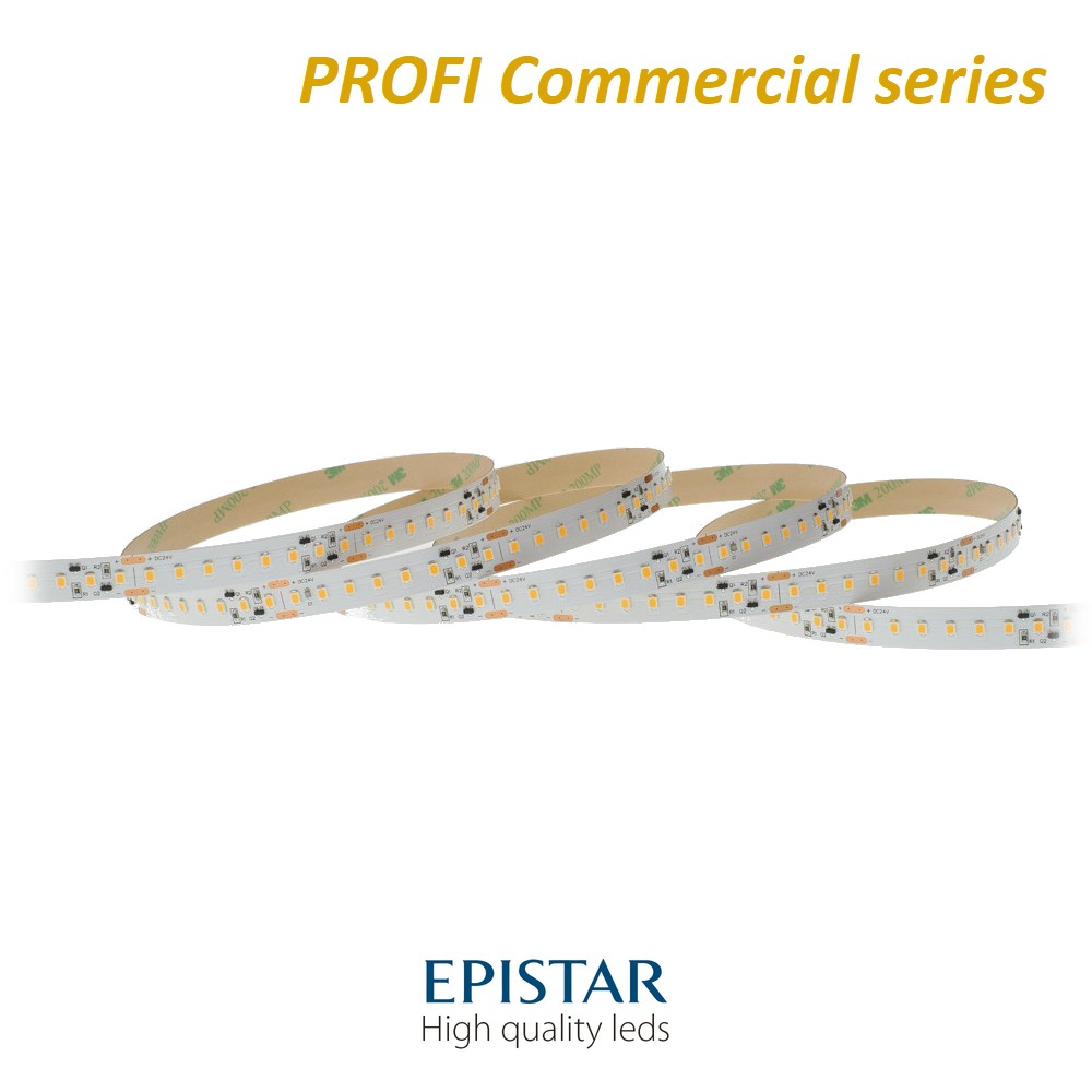 LED pás PROFI Commercial 18W/m 128LED/m CRI80 (NW 4000K) - 3034lm/m