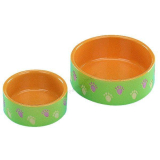 Dopredaj - Keramická miska Nobby oranžovo-zelená 15 cm