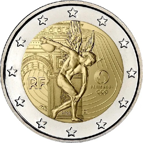 2 euro 2022 Francúzsko cc.UNC bez blistru OH 2024 Genius