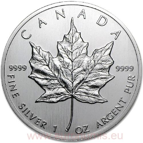 5 Dollars 1989 Kanada BU 1 Oz Ag, Maple Leaf