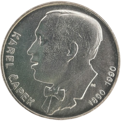 100 Korún 1990 Československo BK, Karel Čapek