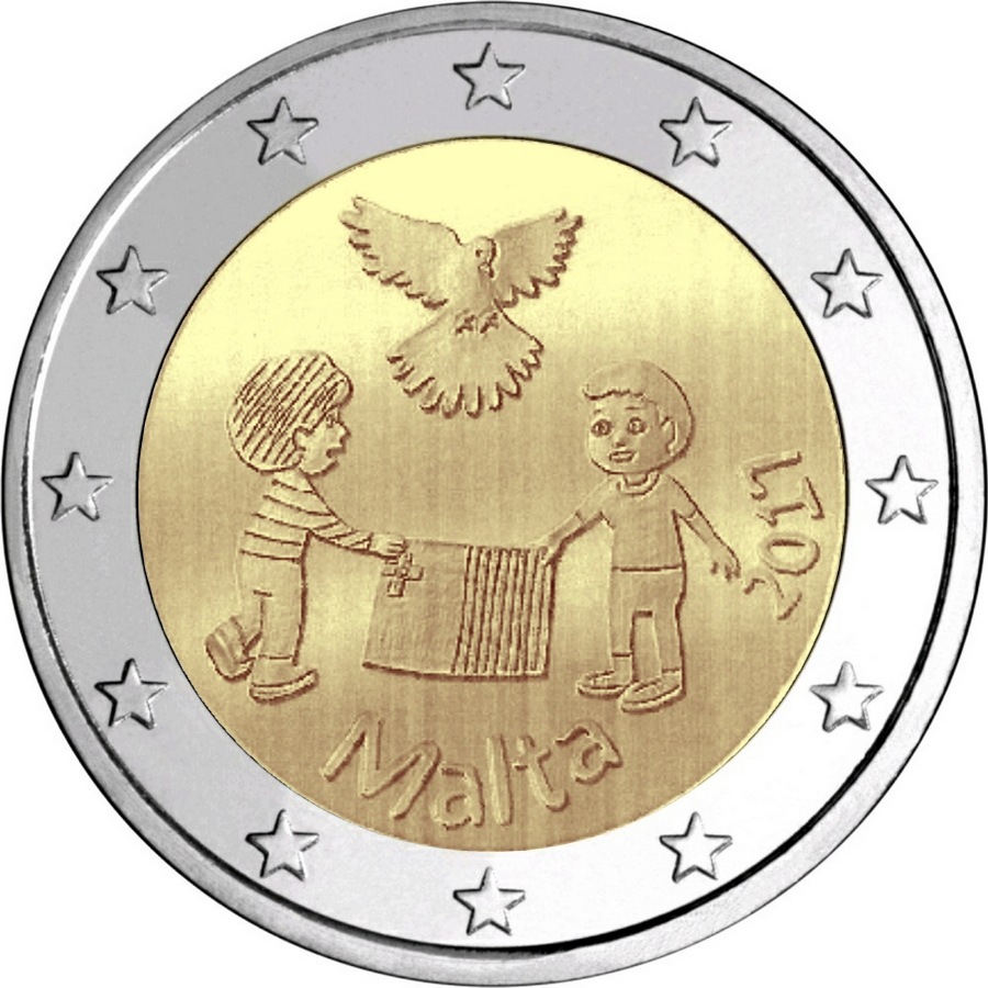 2 euro 2017 Malta cc.UNC, Mier