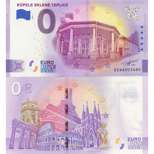 0 euro suvenír 2020/1 Slovensko UNC Kúpele Sklené Teplice (ND)