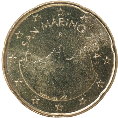 20 cent 2024 San Marino ob.UNC