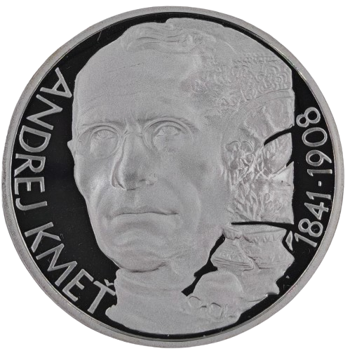 200 korún 2008 Slovensko PROOF, Andrej Kmeť 