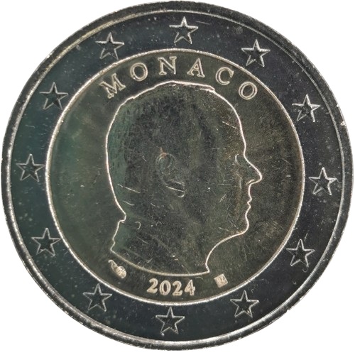 2 euro 2024 Monako ob.UNC