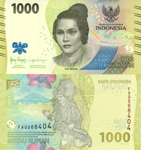 1000 Rupiah 2022 Indonézia UNC séria FAQ