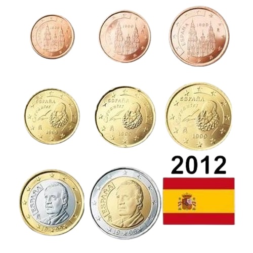 SET 2012 Španielsko UNC (3,88€)