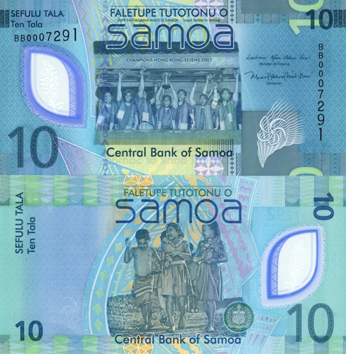 10 Tala 2024 Samoa UNC séria BB