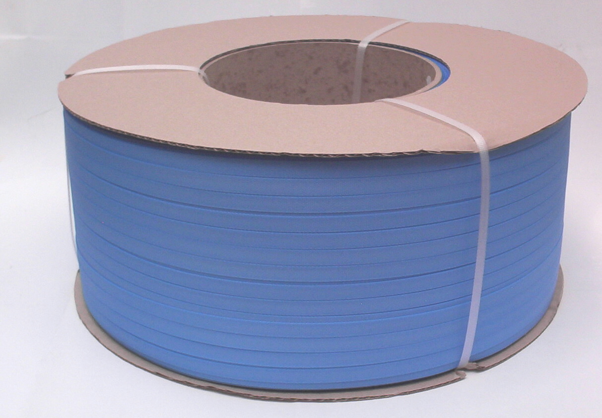 viazacia páska 12055M PP 12x0,55mm 3000m 140daN modrá  dutinka 200 mm