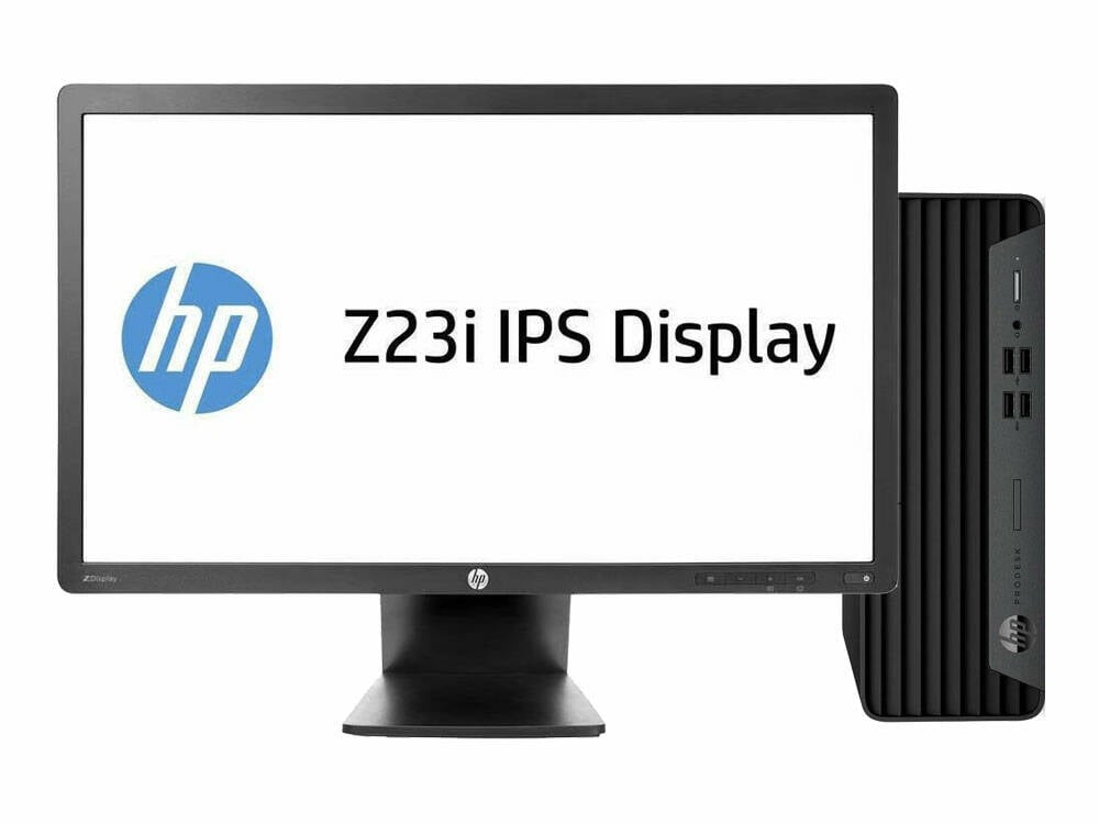HP ProDesk 400 G7 SFF + 23" HP Z23i Monitor
