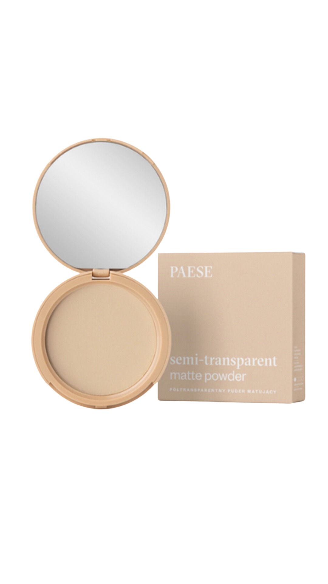  Paese Semi-transparent Matte Powder 9g - odtieň 1A Warm Beige