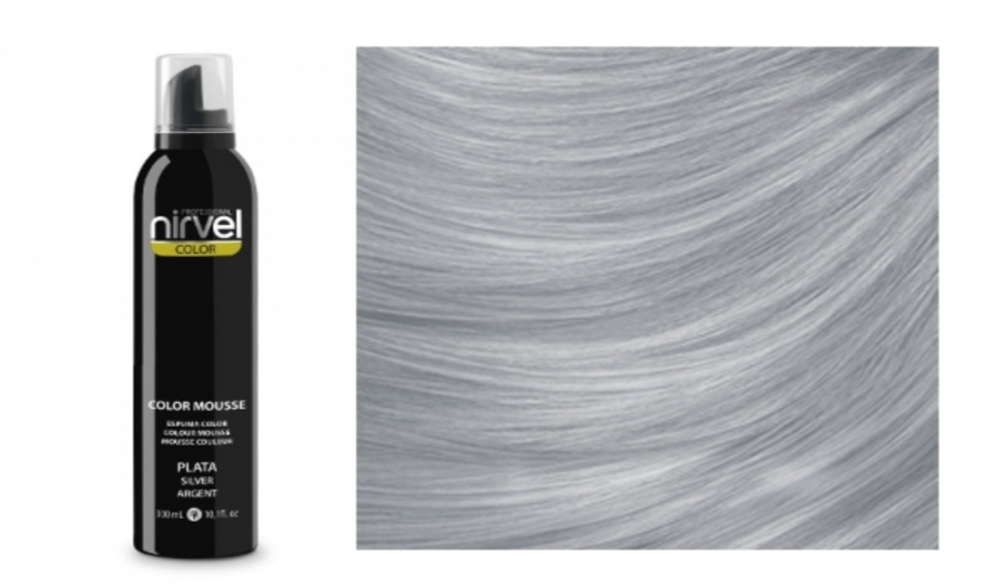 NIRVEL Color mousse – pena SILVER