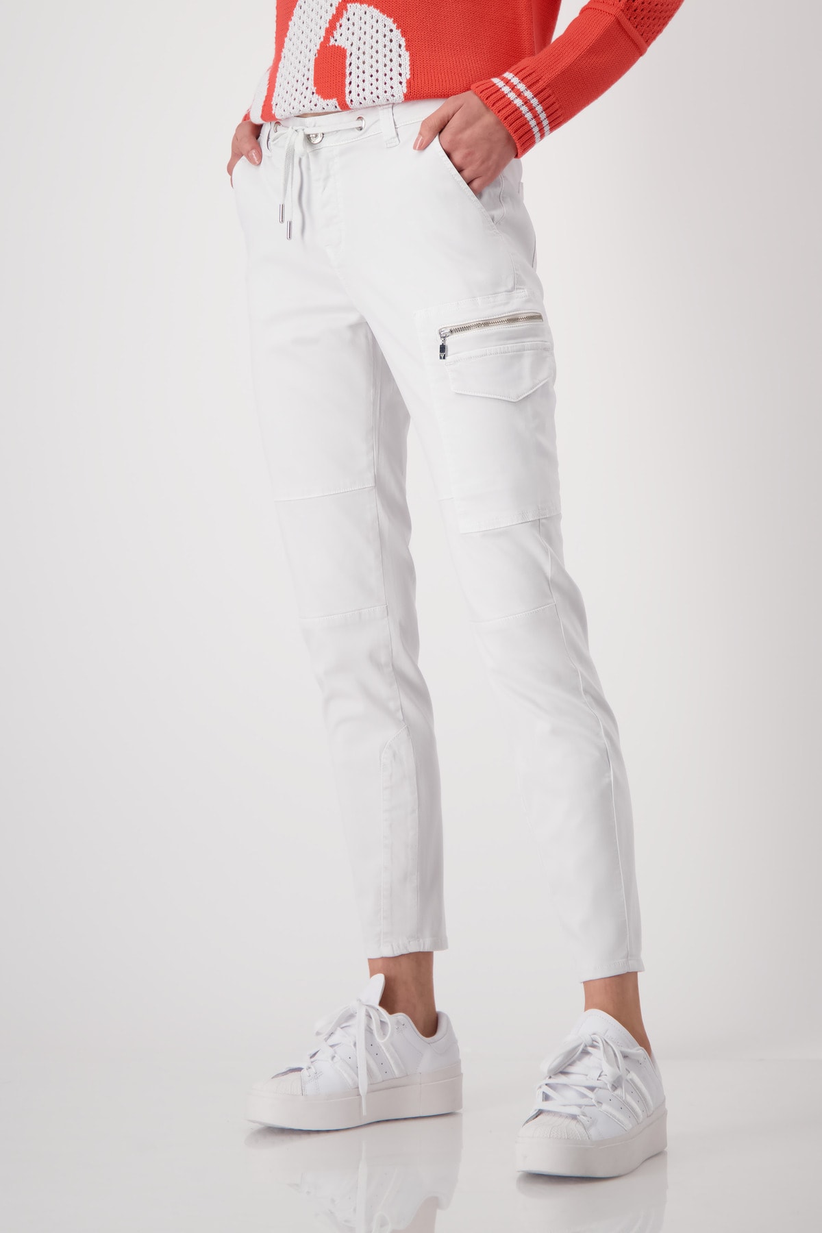 Nohavice bielo-sivá Monari 