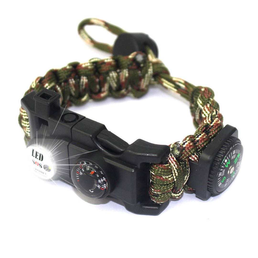 Paracord náramok 14v1 ARMY