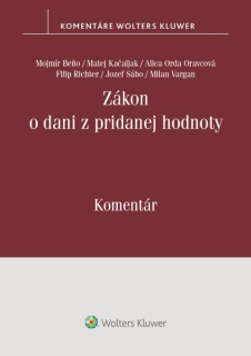 Zákon o dani z pridanej hodnoty. Komentár