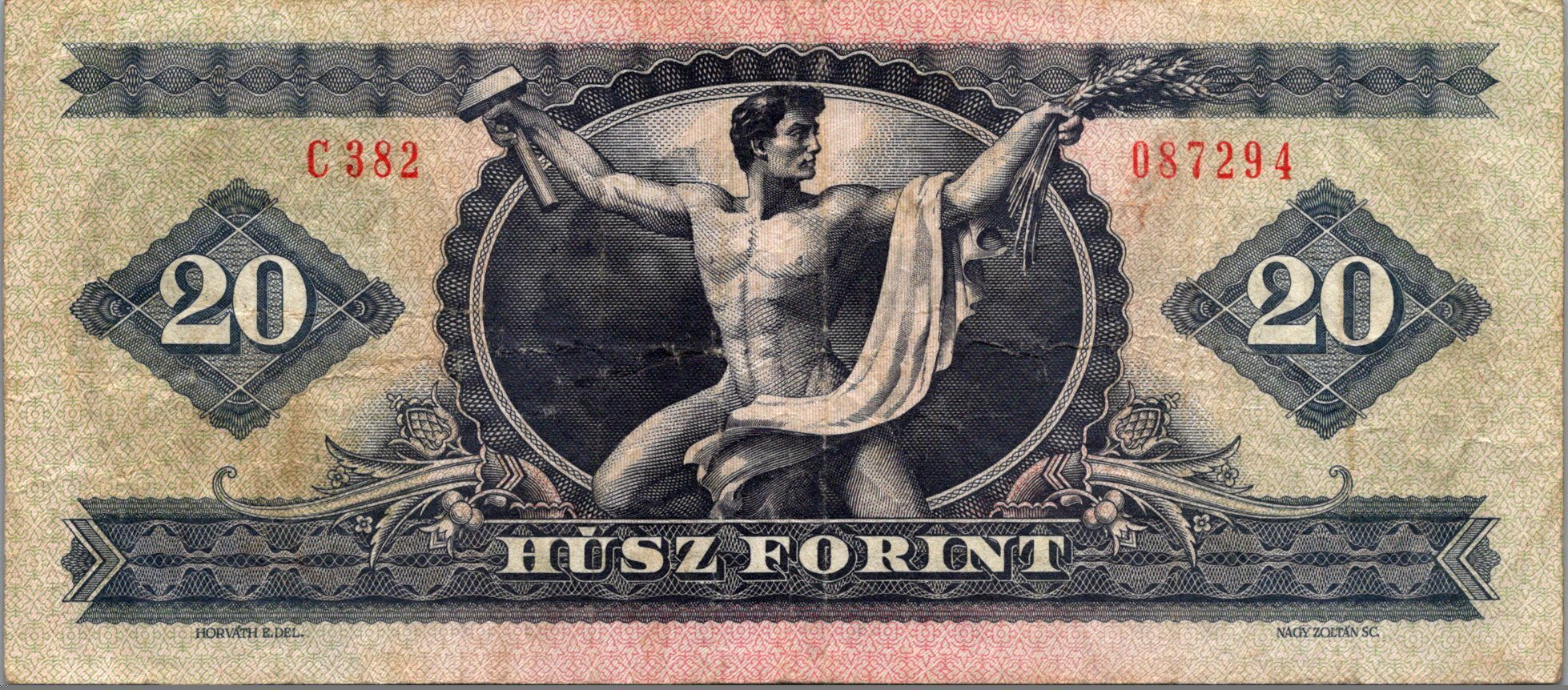 Maďarsko 20 Forint 1980