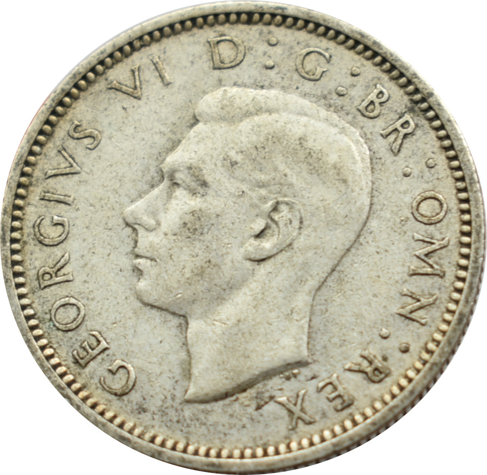 Anglicko 6 Pence 1940