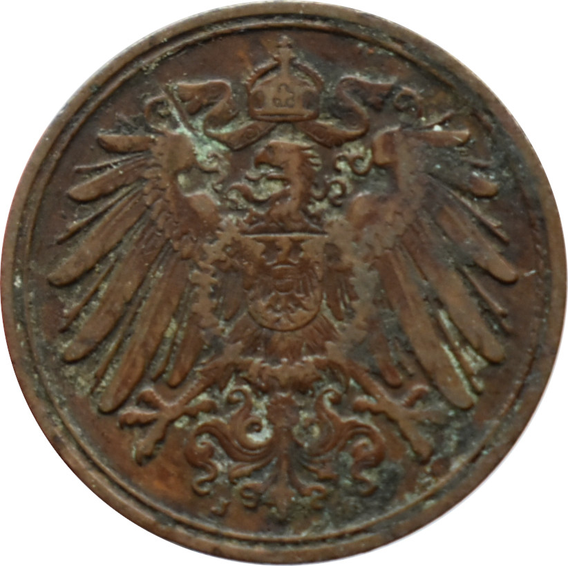 Nemecko - Nemecká ríša 1 Pfennig 1906 J