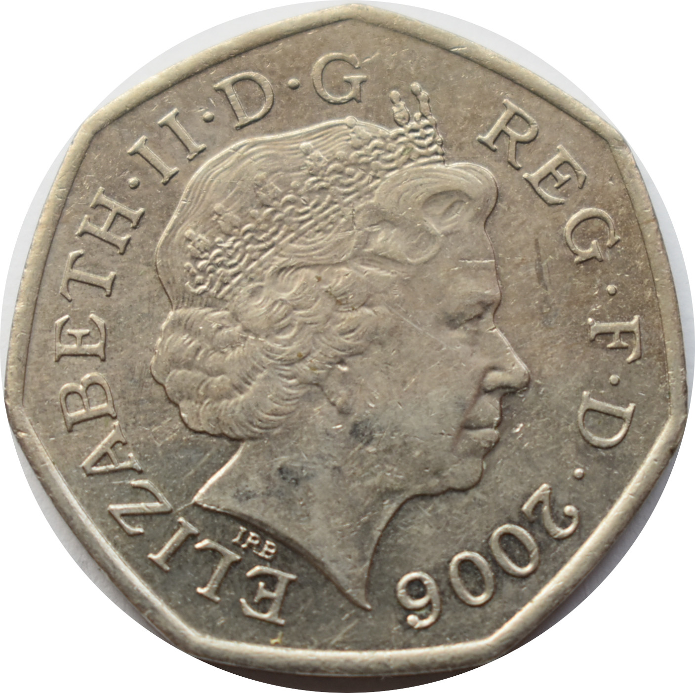 Anglicko 50 Pence 2006