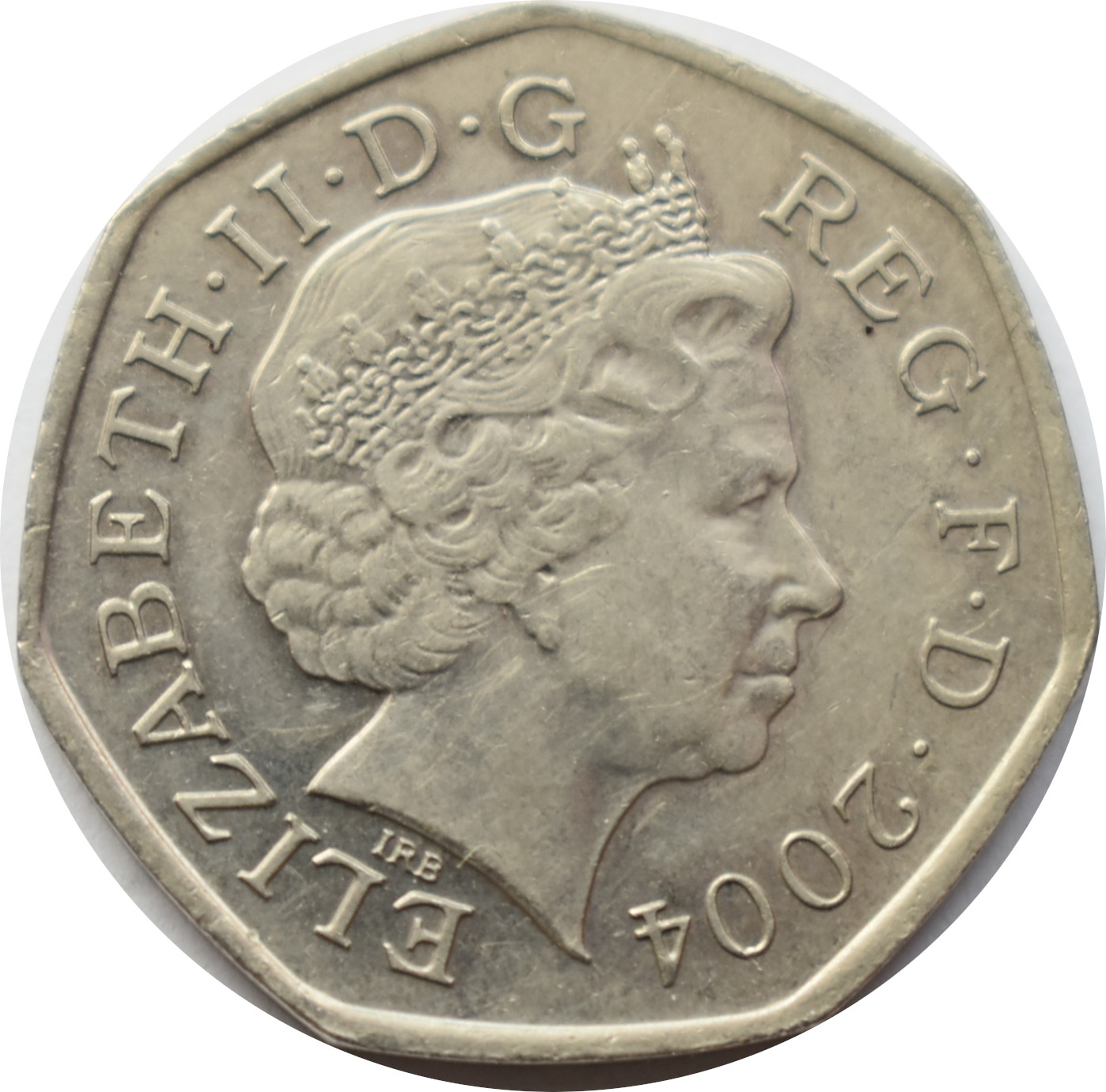 Anglicko 50 Pence 2004