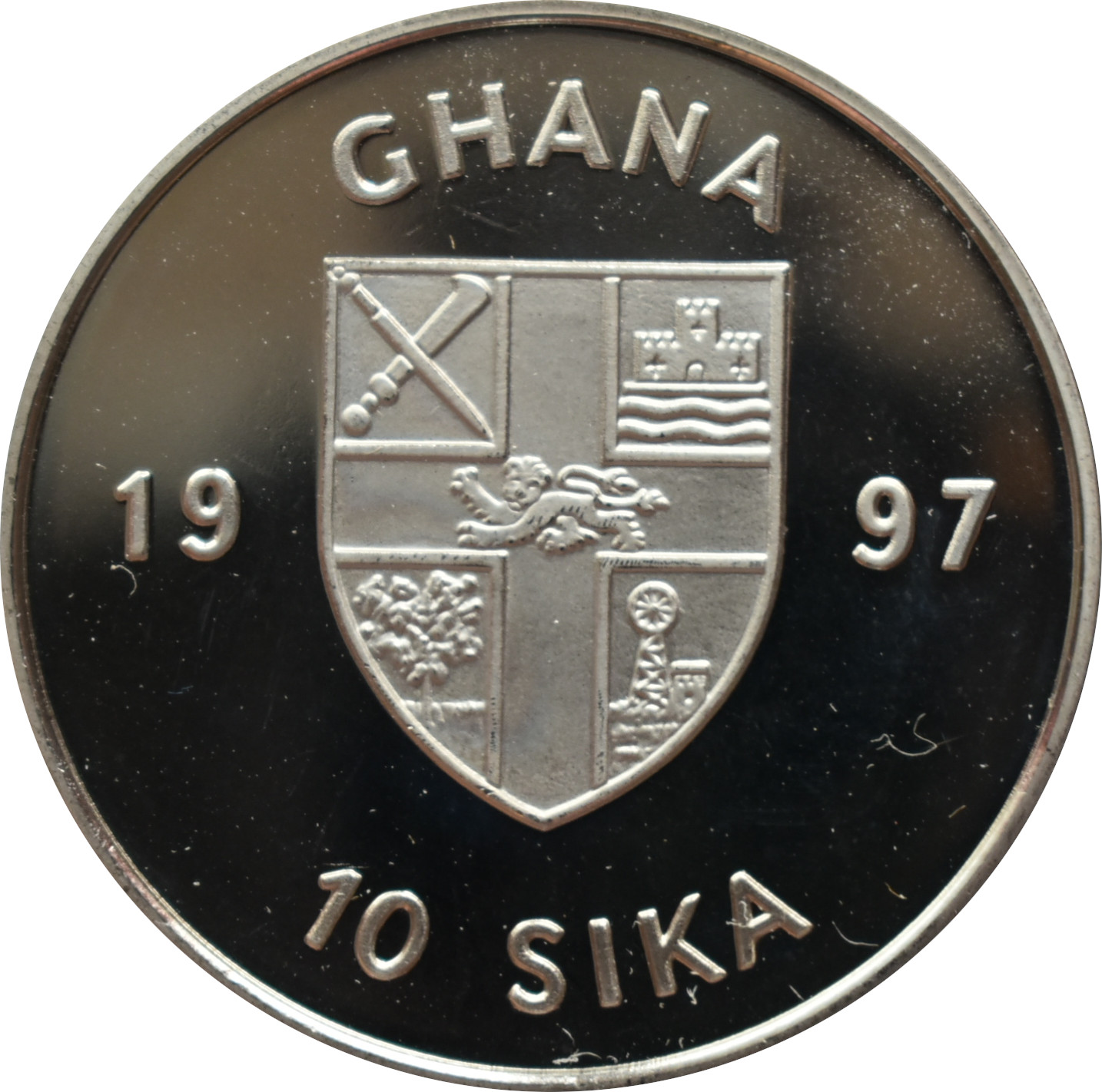 Ghana 10 Sika 1997