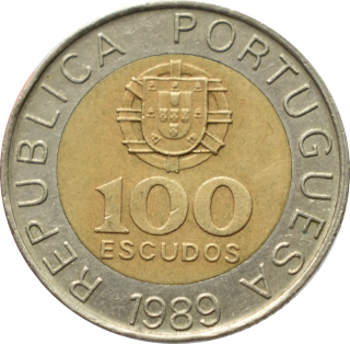 Portugalsko 100 Escudos 1989