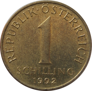 Rakúsko 1 Schilling 1992