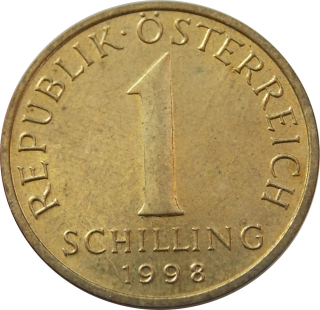 Rakúsko 1 Schilling 1998