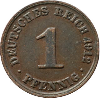 Nemecko - Nemecká ríša 1 Pfennig 1912 A