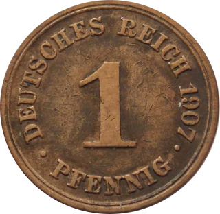 Nemecko - Nemecká ríša 1 Pfennig 1907 D