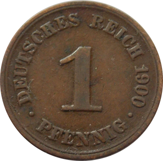 Nemecko - Nemecká ríša 1 Pfennig 1900 A