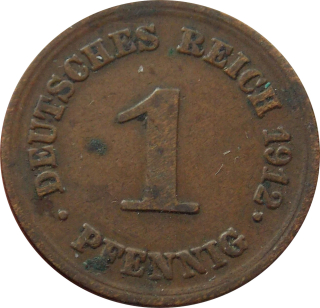 Nemecko - Nemecká ríša 1 Pfennig 1912 E