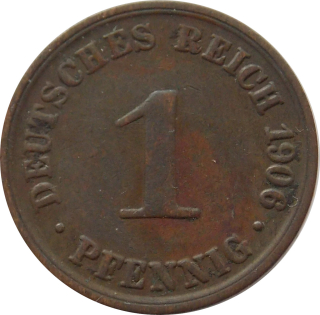 Nemecko - Nemecká ríša 1 Pfennig 1906 A