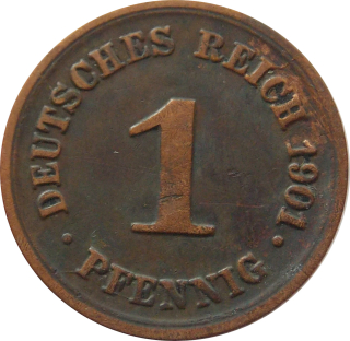 Nemecko - Nemecká ríša 1 Pfennig 1901 D