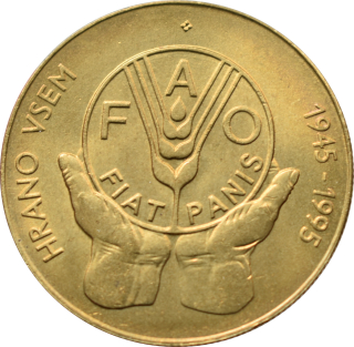 Slovinsko 5 Tolarjev 1995 FAO