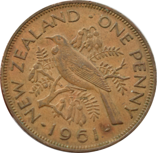 Nový Zéland 1 Penny 1961