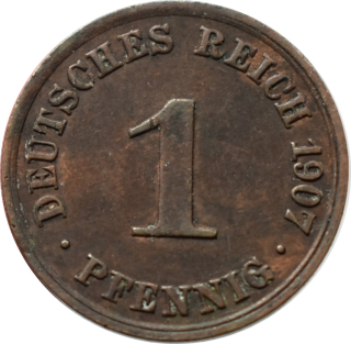 Nemecko - Nemecká ríša 1 Pfennig 1907 A