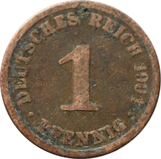 Nemecko - Nemecká ríša 1 Pfennig 1901 A