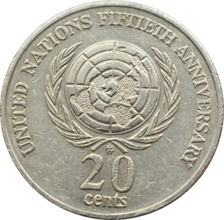 Austrália 20 Cents 1995