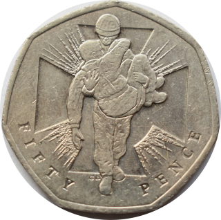 Anglicko 50 Pence 2006