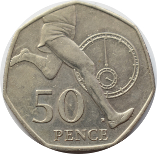 Anglicko 50 Pence 2004