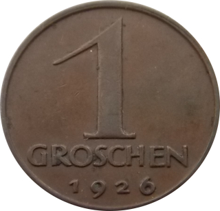 Rakúsko 1 Groschen 1926