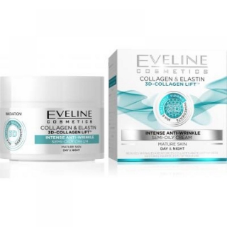 EVELINE NATURE LINE - Collagen & Elastín denný a nočný krém 50 ml