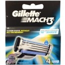 Gillette Mach 3 Náhradné hlavice 4 ks