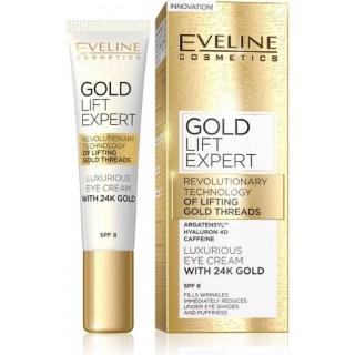 Eveline Gold Lift Expert krém na oči a viečka 15 ml