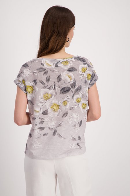 Tričko sivá-vzor Monari