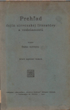 Prehľad dejín slovenskej literatúry a vzdelanosti