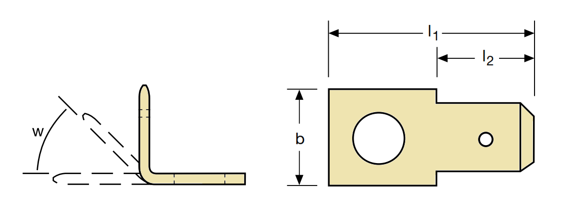 MKPC 4,8x0,8 mm / M3 mm