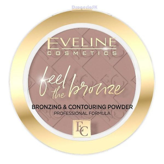 EVELINE - púder FEEL The Bronze 01-Milky Way